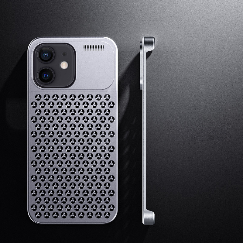 Heavy-duty Aluminum Alloy Protective case for iPhone with Heat Dissipation